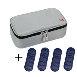 EONO Trousse Pochette Housse Isotherme Sac pour Diabétique Avec Poche de Gel Chaud/Froid