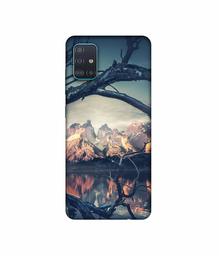 Amazon Brand - Solimo Designer Tree Reflextion 3D Printed Hard Back Case Mobile Cover for Samsung Galaxy A51