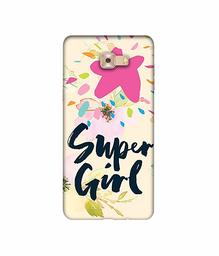 Amazon Brand - Solimo Designer Super Girl 3D Printed Hard Back Case Mobile Cover for Samsung Galaxy C9 Pro