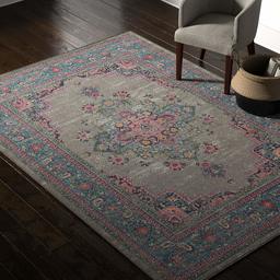 Amazon Brand – Rivet Old World Vintage Persian Area Rug, 6' 7