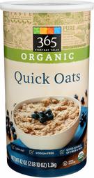 365 Everyday Value, Organic Quick Oats, 42 oz