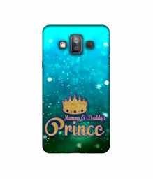 Amazon Brand - Solimo Designer Mummy & Daddy's Prince 3D Printed Hard Back Case Mobile Cover for Samsung Galaxy J7 Duo