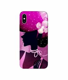 Amazon Brand - Solimo Designer Lady Vectors 3D Printed Hard Back Case Mobile Cover for Apple iPhone Xs Max