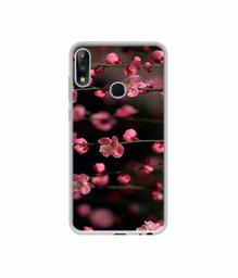 Amazon Brand - Solimo Designer Pink Flowers UV Printed Soft Back Case Mobile Cover for Asus ZenFone Max Pro M2