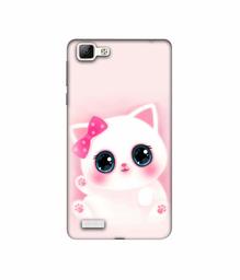 Amazon Brand - Solimo Designer Babby Kitty 3D Printed Hard Back Case Mobile Cover for Vivo V1