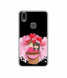 Amazon Brand - Solimo Designer Boy and Girl UV Printed Soft Back Case Mobile Cover for Vivo V9