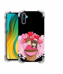 Amazon Brand - Solimo Designer Boy and Girl UV Printed Soft Back Case Mobile Cover for Realme C3