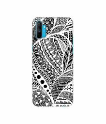 Amazon Brand - Solimo Designer Random White Pattern 3D Printed Hard Back Case Mobile Cover for Realme C3