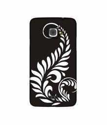 Amazon Brand - Solimo Designer Simple White Rangoli 3D Printed Hard Back Case Mobile Cover for InFocus M350