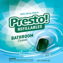 Presto! Refillable Cleaners - Bathroom Cleaner Starter Kit