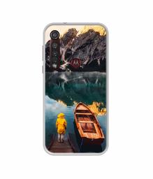 Amazon Brand - Solimo Designer Lake View UV Printed Soft Back Case Mobile Cover for Motorola Moto G8 Plus