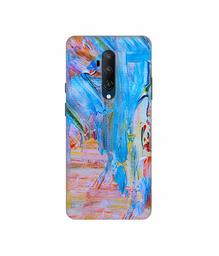 Amazon Brand - Solimo Designer Light Multicolor Canvas 3D Printed Hard Back Case Mobile Cover for OnePlus 7T Pro