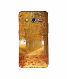 Amazon Brand - Solimo Designer Autumn Scene 3D Printed Hard Back Case Mobile Cover for Samsung Galaxy Core 2 G355H