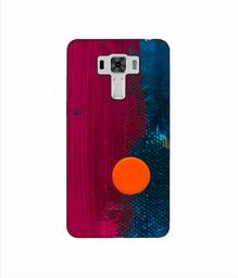 Amazon Brand - Solimo Designer Pink and Blue Brush Texture 3D Printed Hard Back Case Mobile Cover for Asus Zenfone 3 Laser ZC551KL