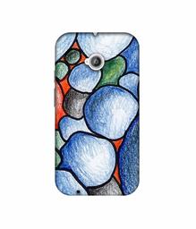 Amazon Brand - Solimo Designer Pebbles Drawing 3D Printed Hard Back Case Mobile Cover for Motorola Moto E 2nd Generation