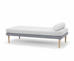 Amazon Brand - Movian Afsan Upholstered Daybed, 188 x 85 x 60 cm, Stain-Resistant Polyester, Dark Grey/Light Grey