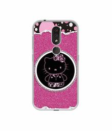 Amazon Brand - Solimo Designer Kitty with Glitter UV Printed Soft Back Case Mobile Cover for Nokia 4.2