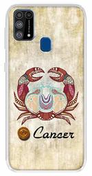 Amazon Brand - Solimo Designer Multicolor Cancer Design Printed Soft Back Case Mobile Cover for Samsung Galaxy M31