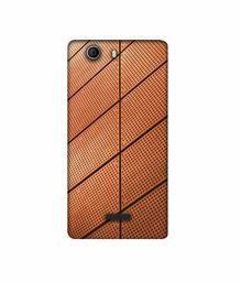 Amazon Brand - Solimo Designer Leather Texture 3D Printed Hard Back Case Mobile Cover for Micromax Canvas Nitro 2 E311