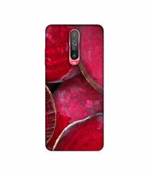 Amazon Brand - Solimo Designer Red Texture 3D Printed Hard Back Case Mobile Cover for Poco X2 / Mi Redmi K30