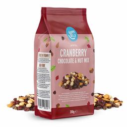 Marca Amazon - Happy Belly - Mezcla de arándano rojo, chocolate y frutos secos, 4x200g