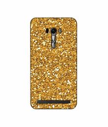 Amazon Brand - Solimo Designer Golden Sparkle 3D Printed Hard Back Case Mobile Cover for Asus Zenfone Selfie ZD551KL