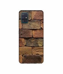 Amazon Brand - Solimo Designer Burn Bricks 3D Printed Hard Back Case Mobile Cover for Samsung Galaxy A51