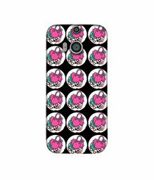 Amazon Brand - Solimo Designer Ladies Accessories Pattern 3D Printed Hard Back Case Mobile Cover for HTC One M8