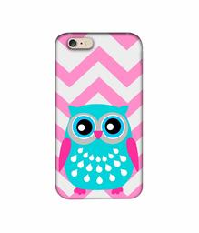 Amazon Brand - Solimo Designer Sky Blue Owl 3D Printed Hard Back Case Mobile Cover for Apple iPhone 6 Plus / 6S Plus