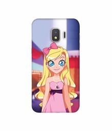 Amazon Brand - Solimo Designer Small Princess Vector 3D Printed Hard Back Case Mobile Cover for Samsung Galaxy J2 Core