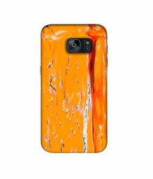 Amazon Brand - Solimo Designer Gold Yellow Paint 3D Printed Hard Back Case Mobile Cover for Samsung Galaxy S7 Edge