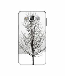 Amazon Brand - Solimo Designer Tree Sketch 3D Printed Hard Back Case Mobile Cover for Samsung Galaxy E5