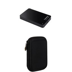 Intenso Memory Play External Hard Drive with TV Bracket (6.4 cm (2.5 Inches) 5400 rpm 8 MB Cache USB 2.0 Black