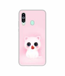 Amazon Brand - Solimo Designer Kitty UV Printed Soft Back Case Mobile Cover for Samsung Galaxy M40