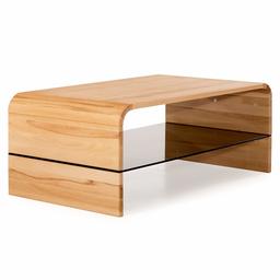 Marque Amazon - Alkove Hayes - Table basse à la forme arrondie, 110 x 60 x 43 cm, C-ur de hêtre