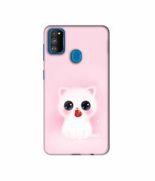 Amazon Brand - Solimo Designer Kitty 3D Printed Hard Back Case Mobile Cover for Samsung Galaxy M21 / M30s