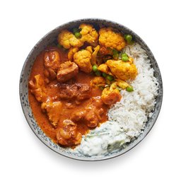 Amazon Meal Kits, Chicken Tikka Masala with Spiced Cauliflower & Peas, Serves 2