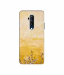 Amazon Brand - Solimo Designer Dry Flower On Wall 3D Printed Hard Back Case Mobile Cover for OnePlus 7T Pro