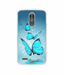 Amazon Brand - Solimo Designer Flying Butterflies UV Printed Soft Back Case Mobile Cover for LG Stylus 3