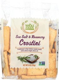 Whole Foods Market, Sea Salt & Rosemary Crostini, 6 oz