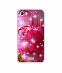 Amazon Brand - Solimo Designer Love UV Printed Soft Back Case Mobile Cover for Lyf Water 11