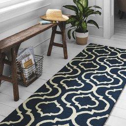 Amazon Brand – Stone & Beam Contemporary Hourglass Wool Runner Rug, 2' 3