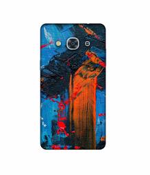 Amazon Brand - Solimo Designer Brush Texture 3D Printed Hard Back Case Mobile Cover for Samsung Galaxy J3 Pro