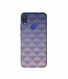 Amazon Brand - Solimo Designer Circle Texture 3D Printed Hard Back Case Mobile Cover for Xiaomi Redmi Note 7 Pro