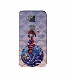 Amazon Brand - Solimo Designer Lady Vector Patternn 3D Printed Hard Back Case Mobile Cover for Huawei G8