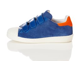 find. Boys sneaker with three tabs, blue (cobalt), 32 EU