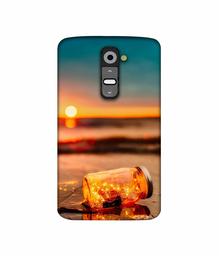 Amazon Brand - Solimo Designer Jar at Sea Serface 3D Printed Hard Back Case Mobile Cover for LG G2