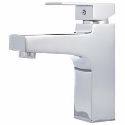 AmazonBasics Modern Bathroom Tap Mixer - Polished Chrome