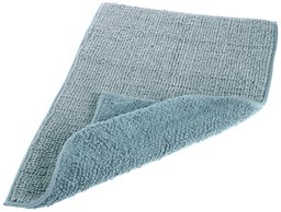 Pinzon Reversible Chenille Bath Mat, 21-by-34-Inch, SPA Blue