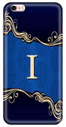 Amazon Brand - Solimo Designer Blue Pattern Alphabet-I 3D Printed Hard Back Case Mobile Cover for Apple iPhone 6s Plus